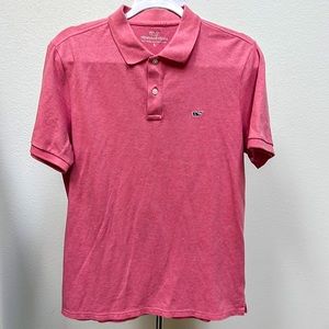 Vineyard Vines Pink Polo Shirt Mens Sz Small
